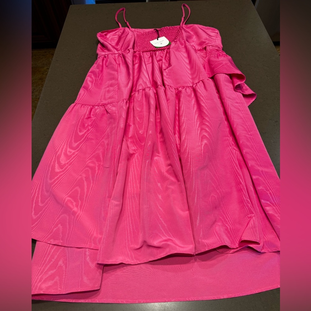 NWT Kate Spade New York X Target Pink Tiered Midi Dress Size 3X - Picture 8 of 13